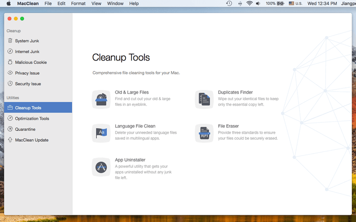 mac cleaner startup
